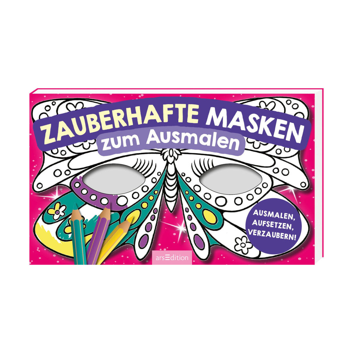 Zauberhafte Masken Ausmalen