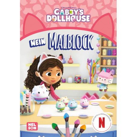 Gabby's Dollhouse Malblock
