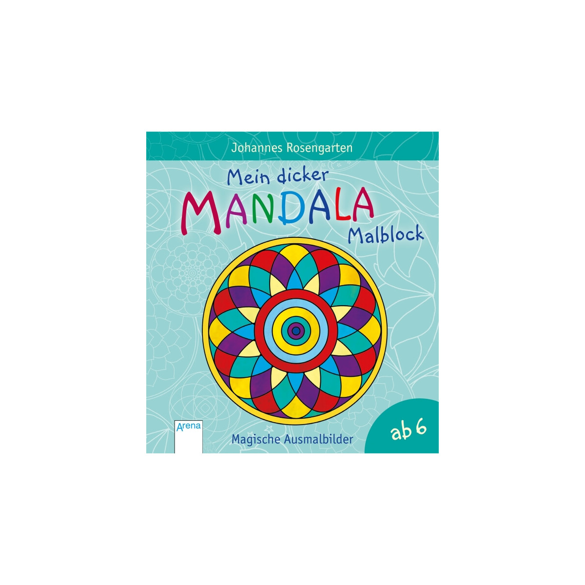 Mein dicker Mandala-Malblock.