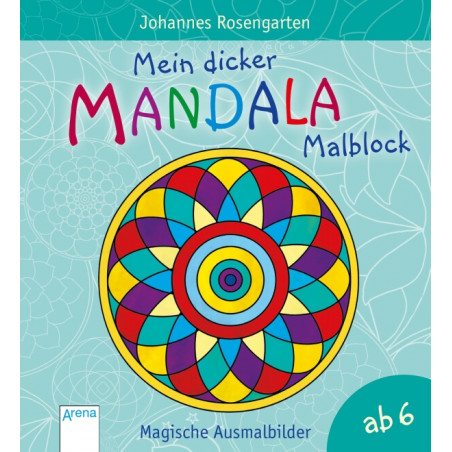 Mein dicker Mandala-Malblock.