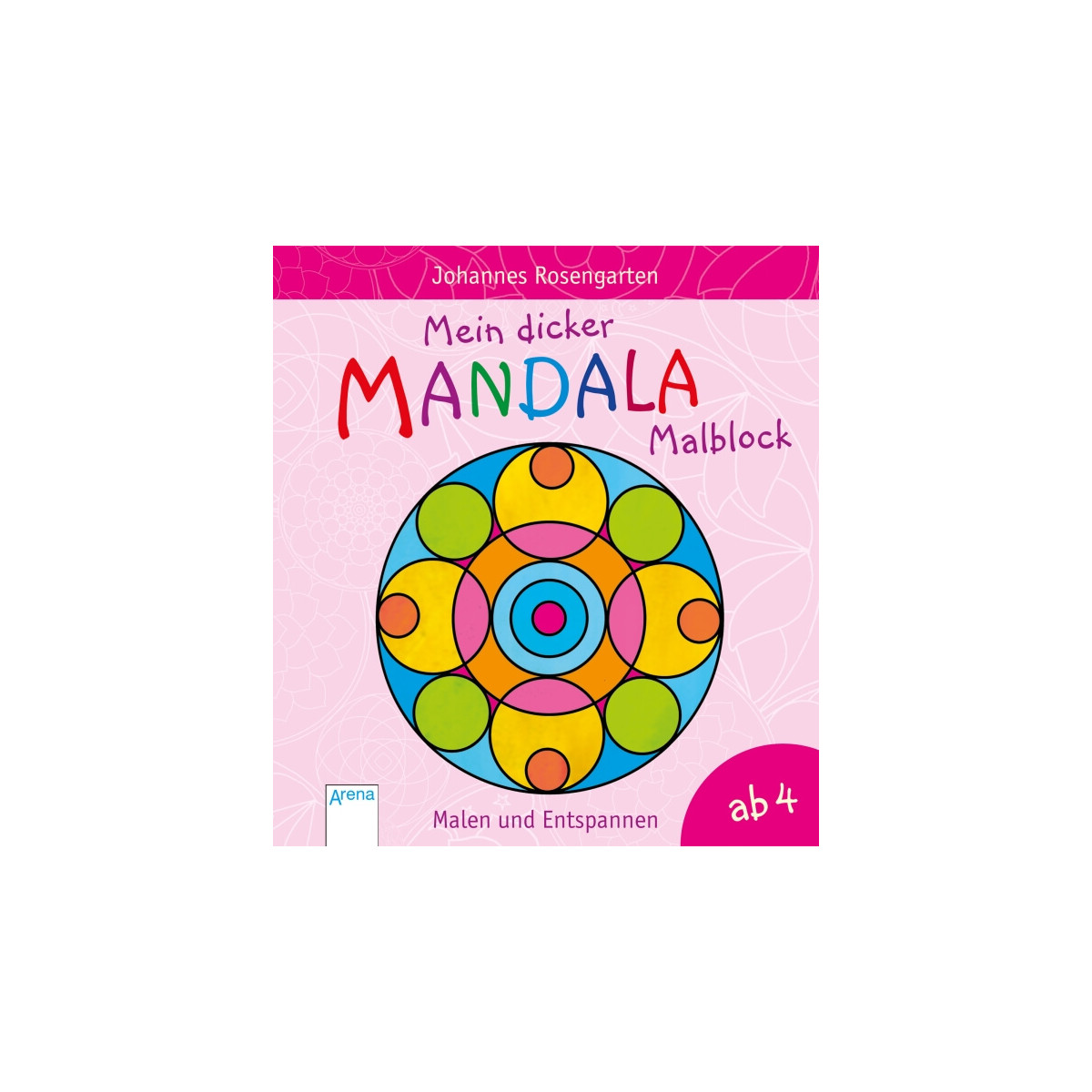 Mein dicker Mandala-Malblock.
