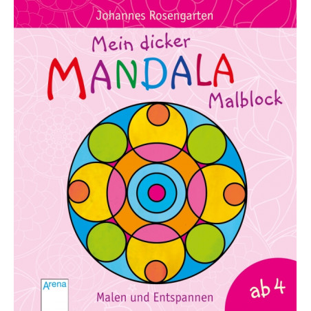 Mein dicker Mandala-Malblock.