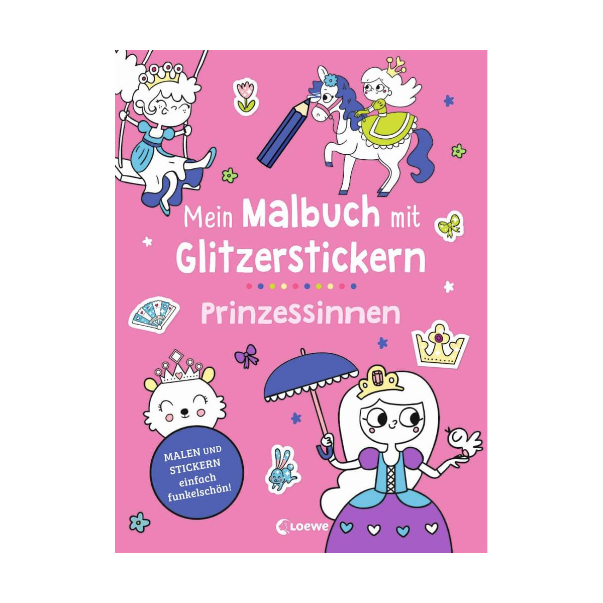 Mein Malbuch Glitzersticker