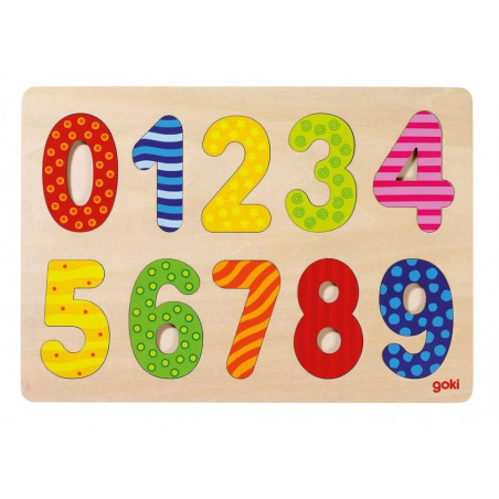 Einlegepuzzle Zahlen 0-9