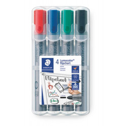 Flipchartmarker Lumocolor 4St Box