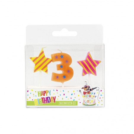 BIRTHDAY FUN Zahl- und Sterne