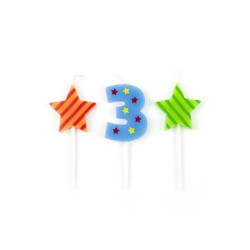 BIRTHDAY FUN Zahl- und Sterne