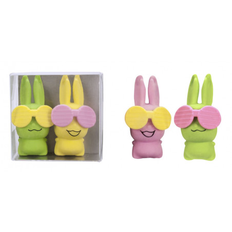 RADIERER Coole Bunnys 2er Set