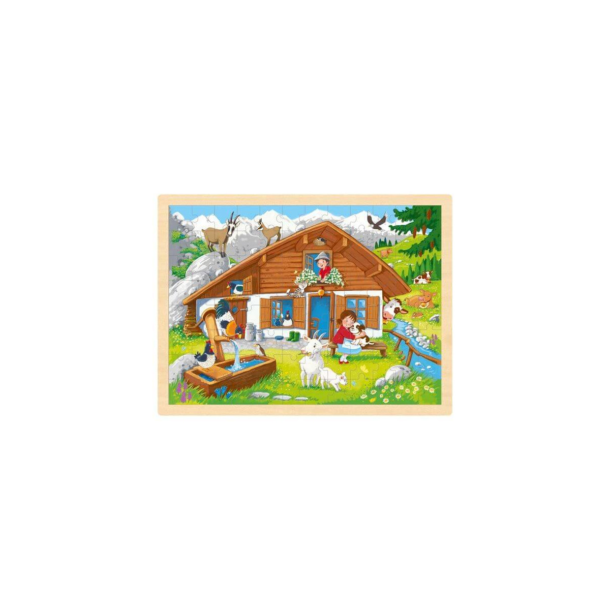 Einlegepuzzle Auf der Alm