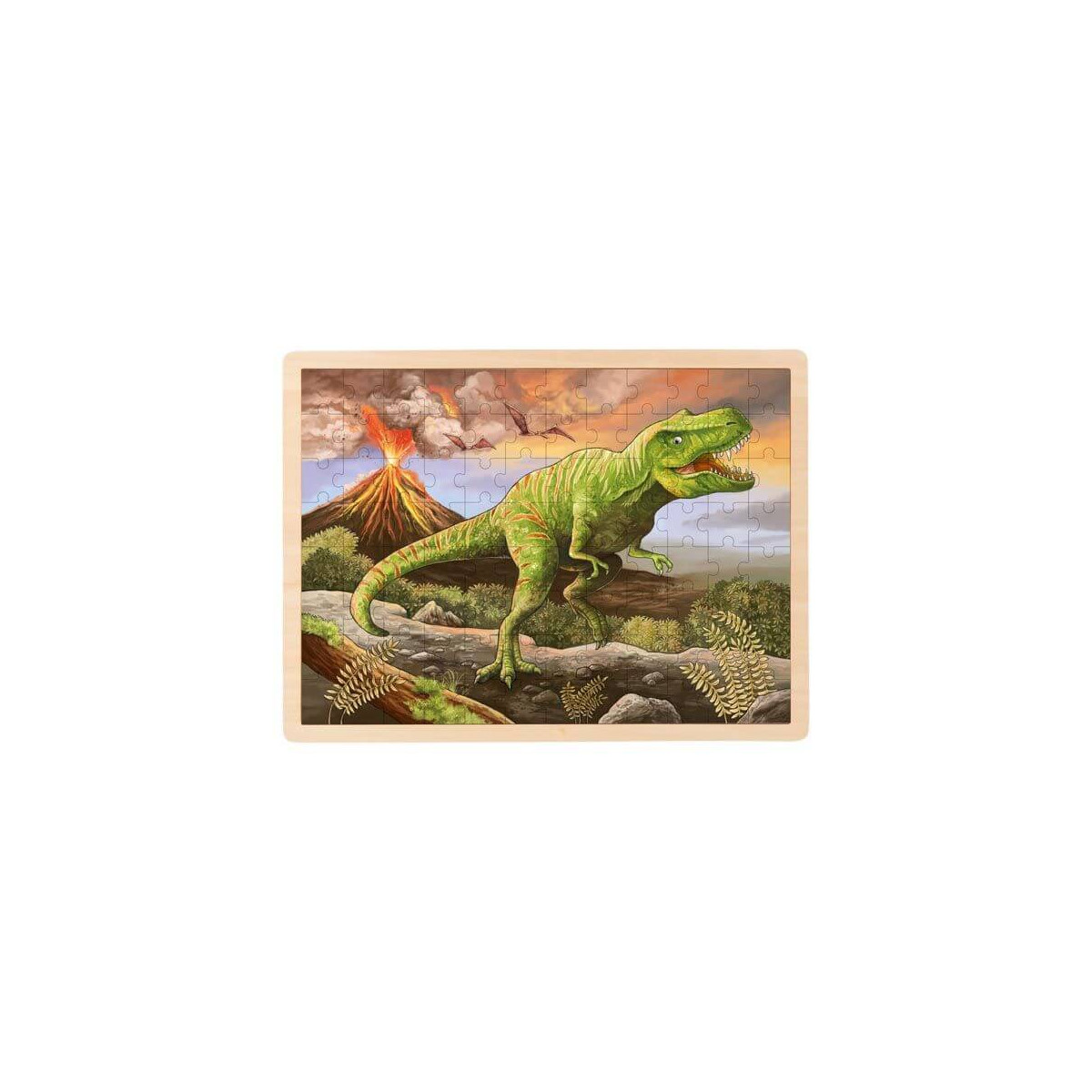 Einlegepuzzle T-Rex