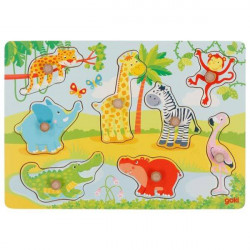 Steckpuzzle Afrikanische Tier