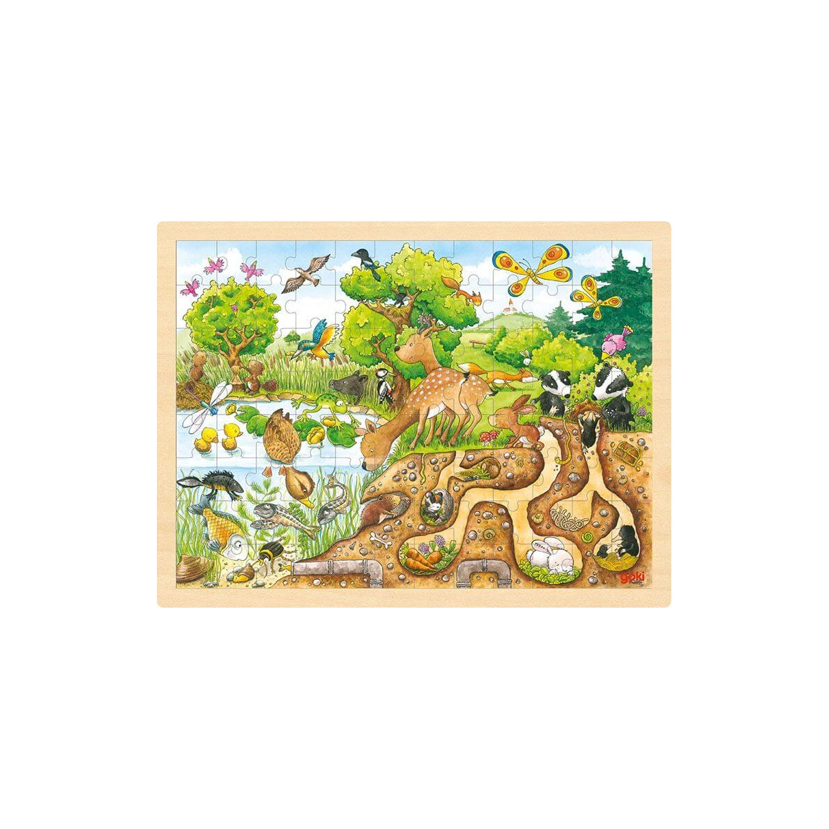 Einlegepuzzle Erlebnis Natur