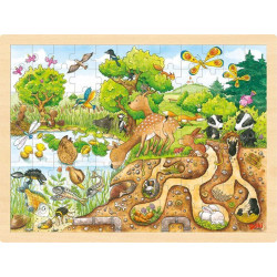 Einlegepuzzle Erlebnis Natur