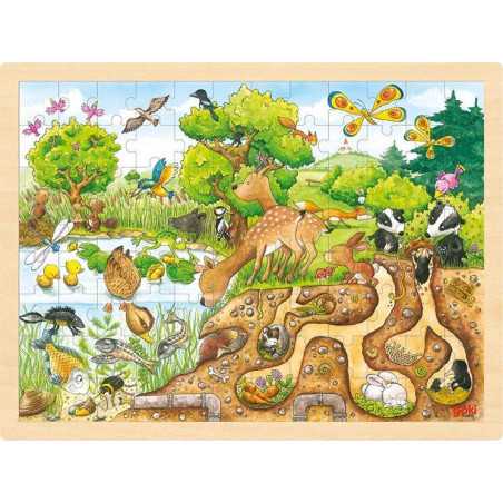 Einlegepuzzle Erlebnis Natur