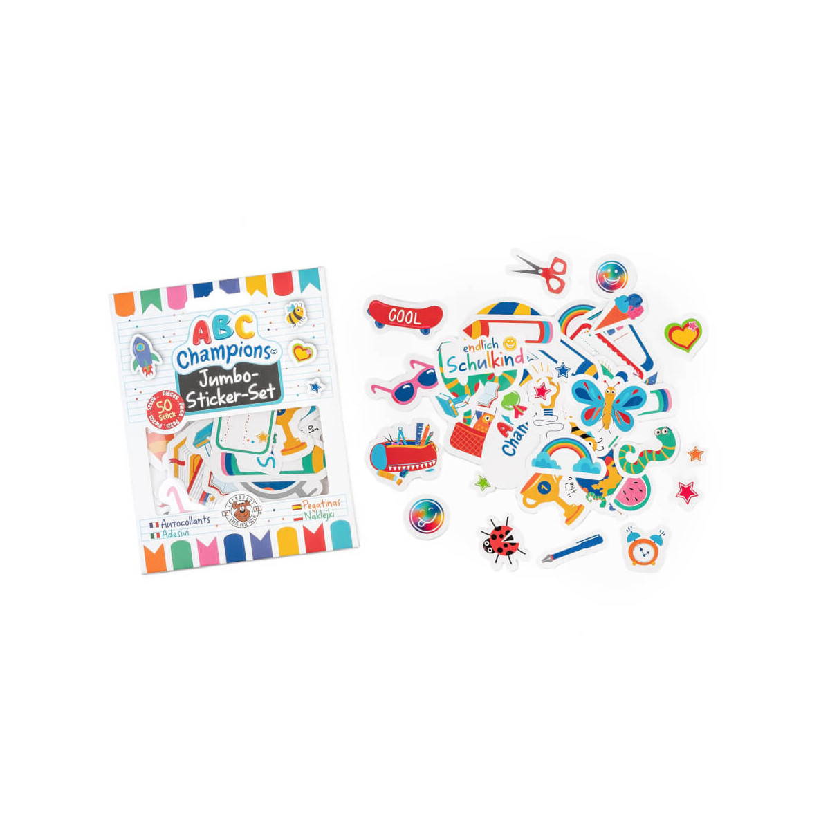 ABC CHAMPIONS Jumbo-Sticker-S
