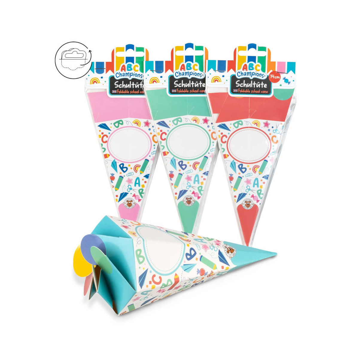 ABC CHAMPIONS Schultüten 14cm