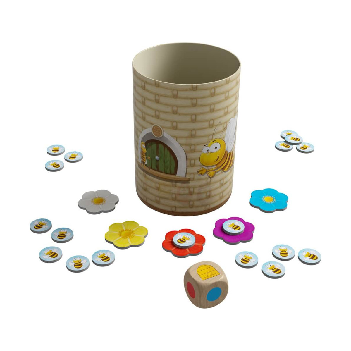 Würfelbecherspiel Bella Bee