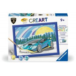 Blauer Lamborghini