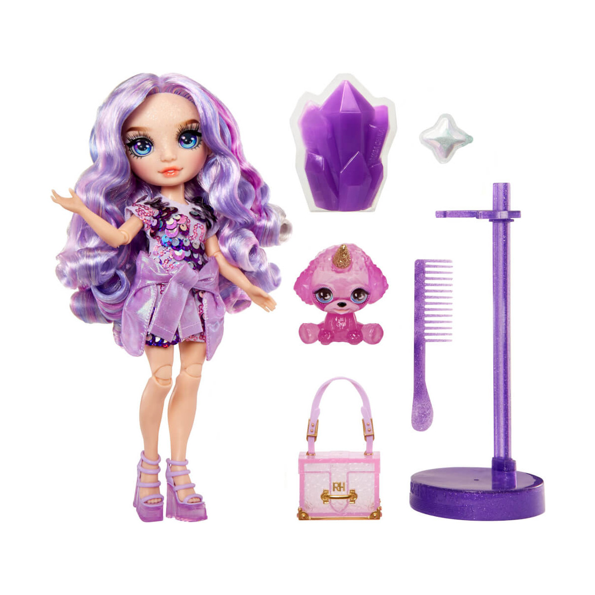 RAH Classic Rainbow Fashion Doll-Violet