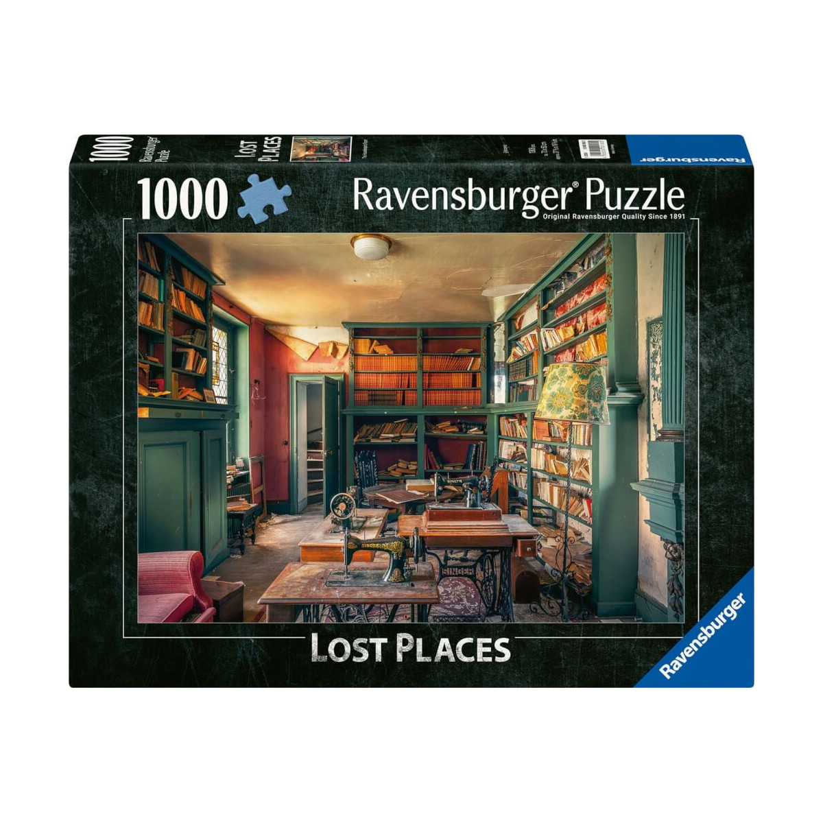 Mysterious castle library