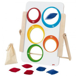 Zielwurfspiel für Klein und Groß, beidseitig bespielbar Zielwurfspiel für Klein und Groß, beidseitig bespielbar