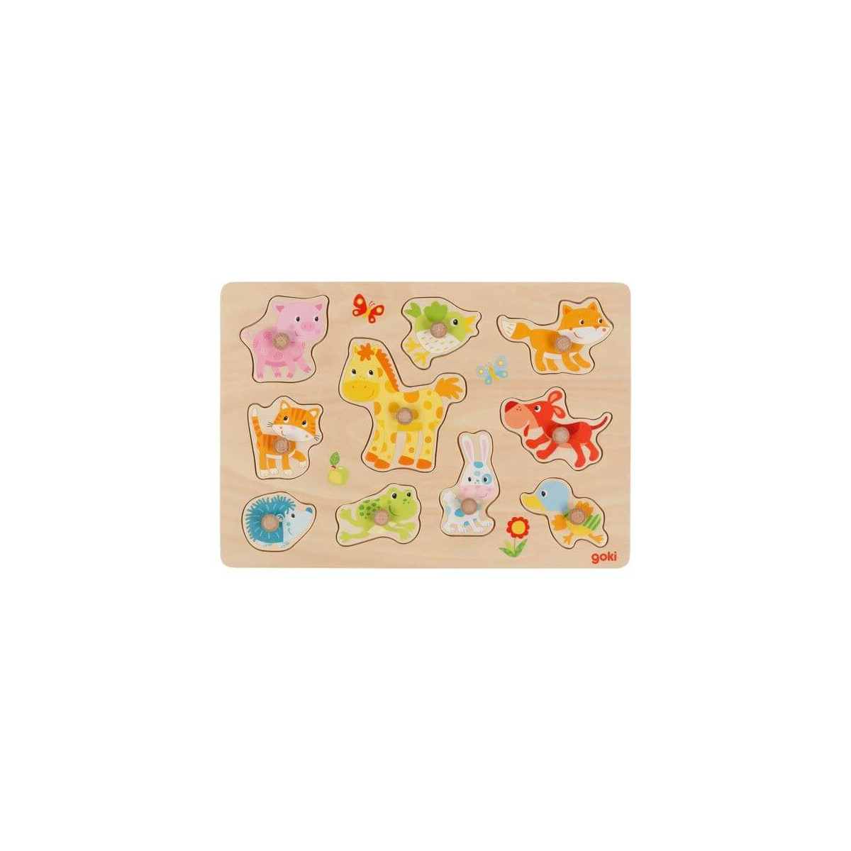 Steckpuzzle Tierkinder