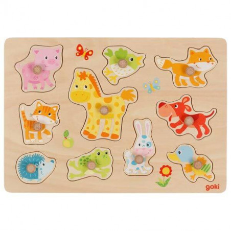 Steckpuzzle Tierkinder