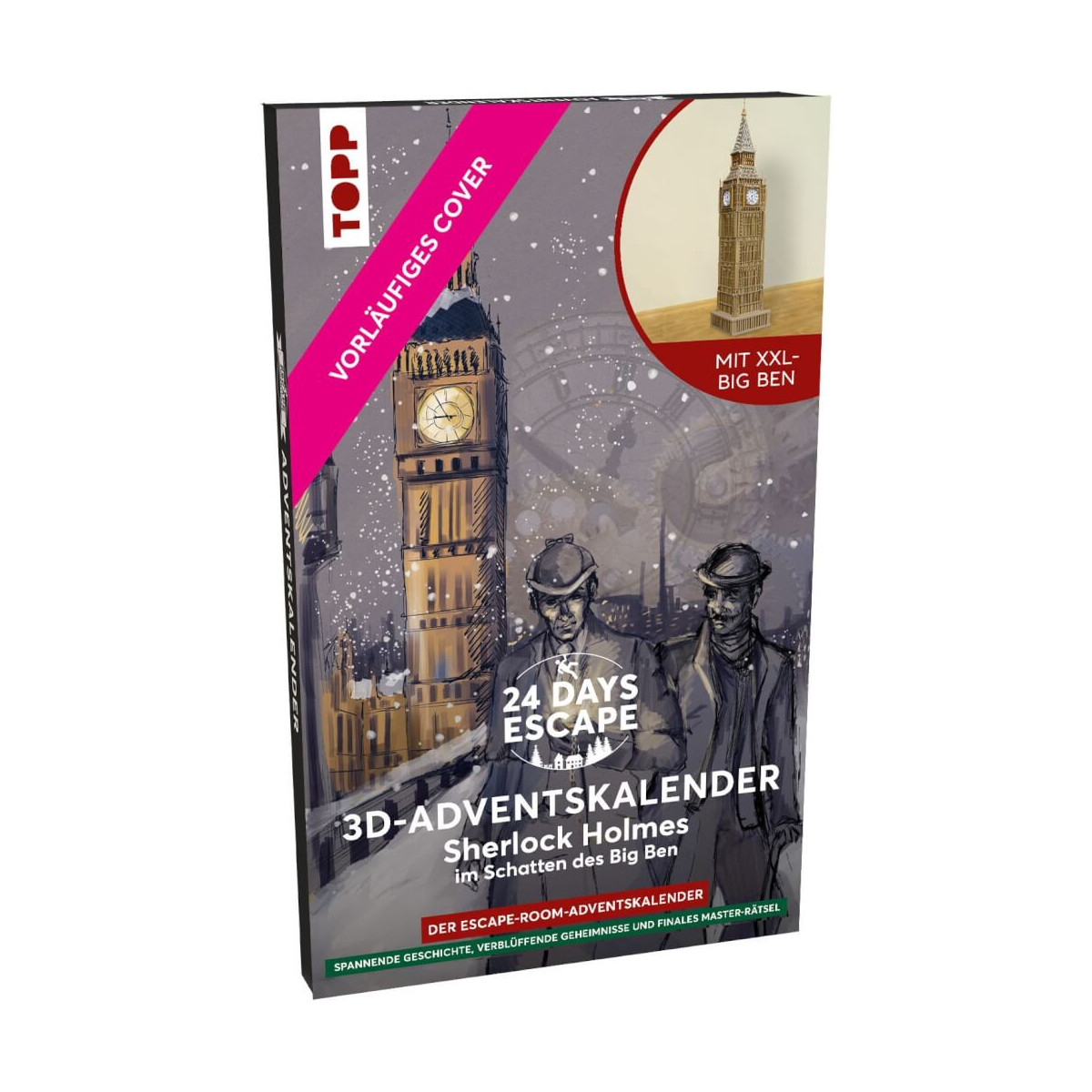 24 DAYS ESCAPE 3D-Adventskalender - Sherlock Holmes im Schat
