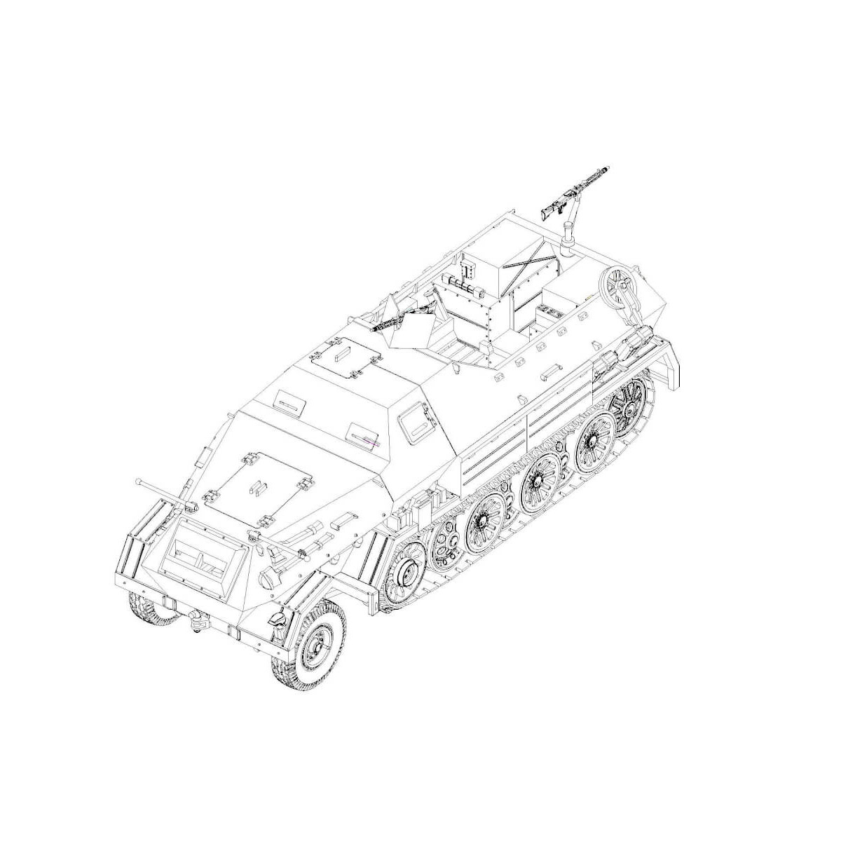1/72 Sd.Kfz 8, 12 to