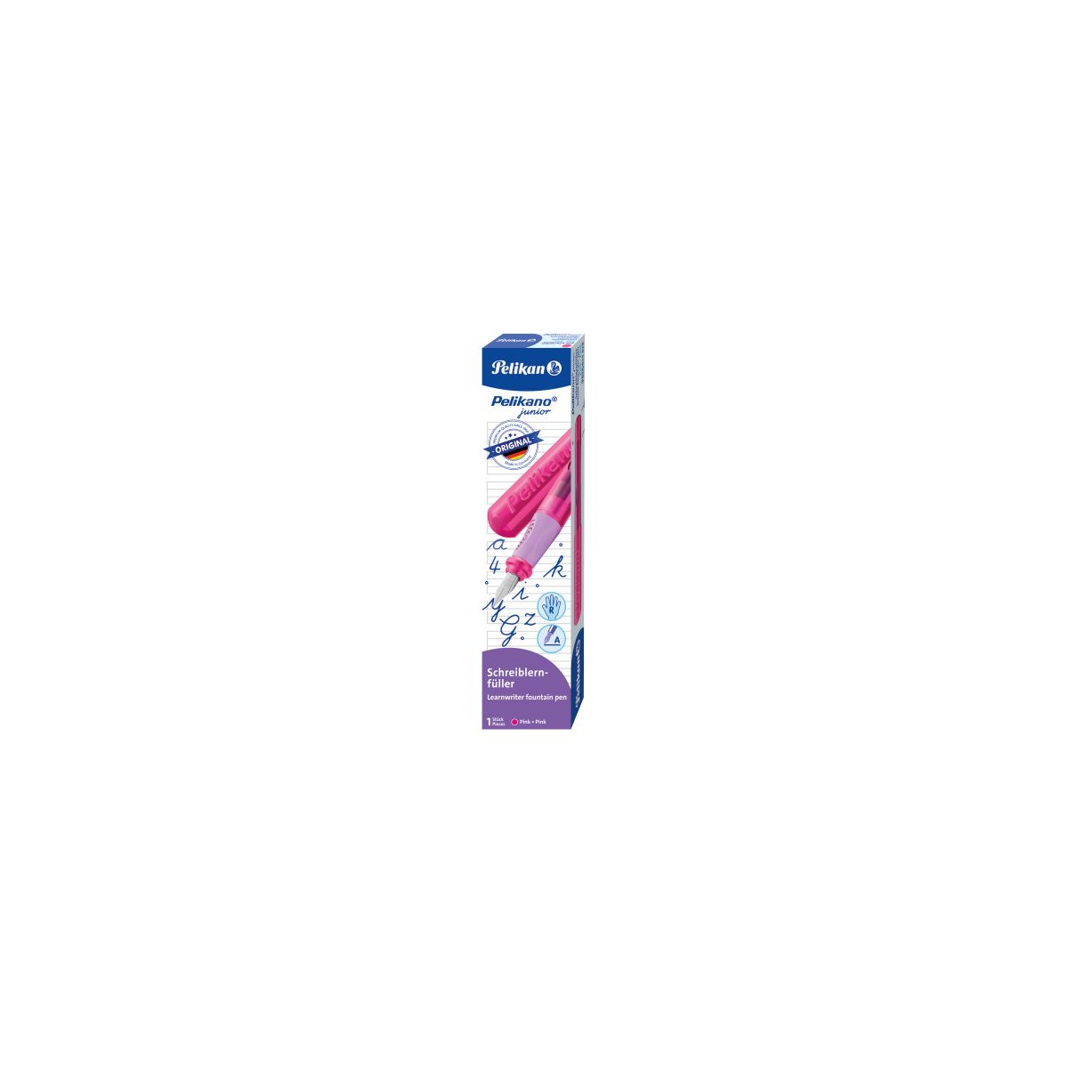 Schulfüller Pelikano Junior P67A Pink 2024 in Faltschachtel