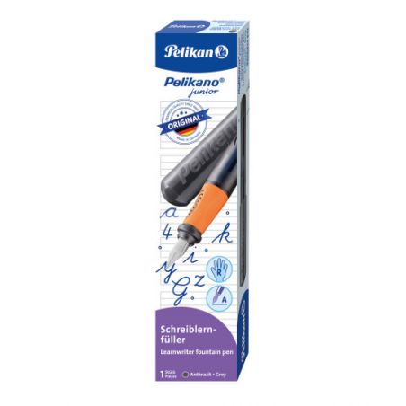 Schulfüller Pelikano junior P67A Anthrazit 2024 in Faltschac Schulfüller Pelikano junior P67A Anthrazit 2024 in Faltschac