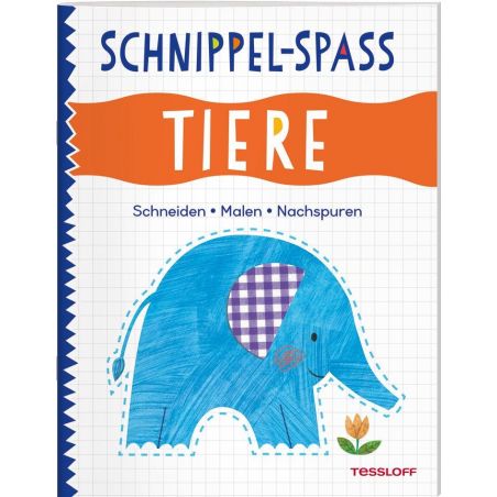 Schnippel-Spa . Tiere. Schneiden - Malen - Nachspuren Schnippel-Spa . Tiere. Schneiden - Malen - Nachspuren