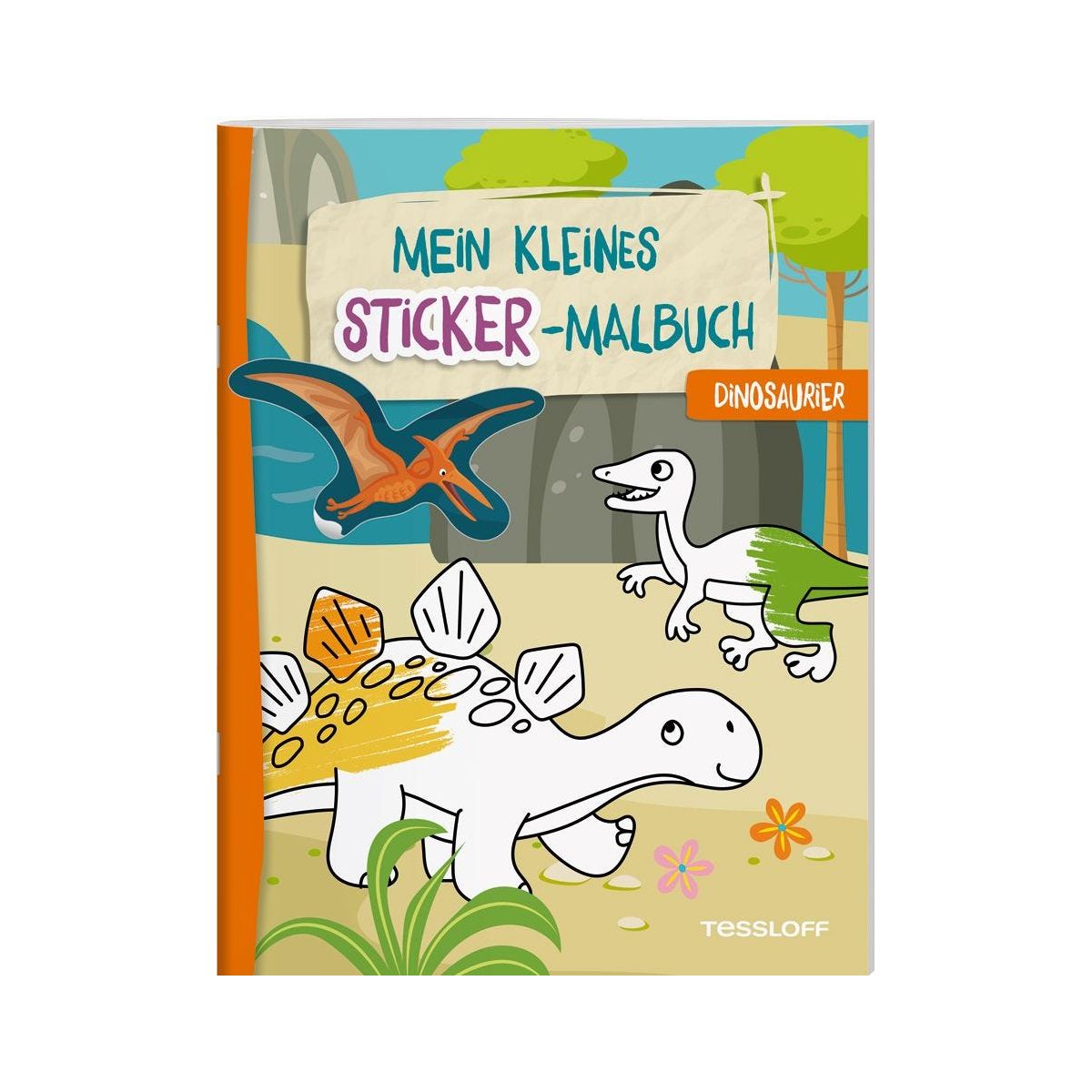 Mein kleines Sticker-Malbuch.