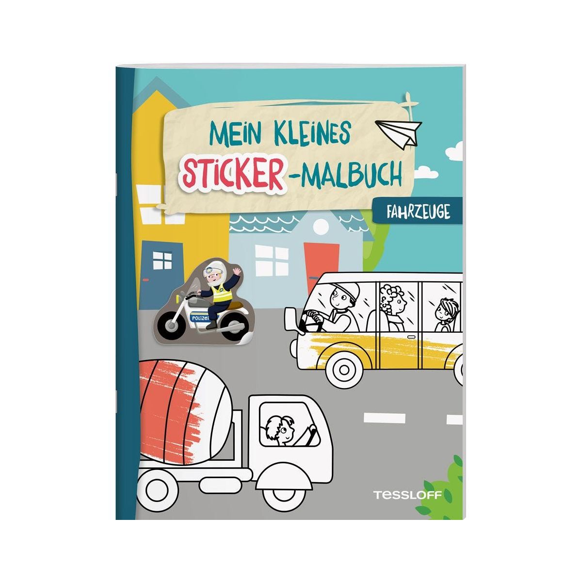Mein kleines Sticker-Malbuch.