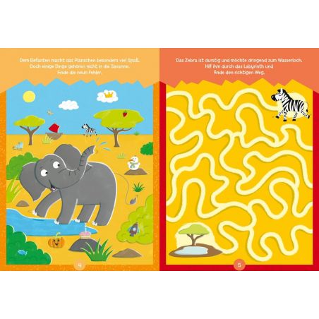 Einfach rätseln! Für Kindergarten-Kids. Wilde Tiere Einfach rätseln! Für Kindergarten-Kids. Wilde Tiere