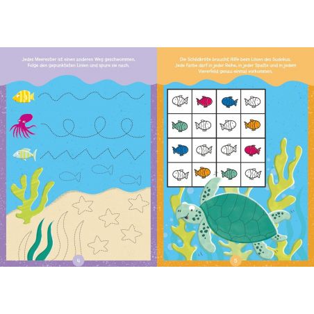 Einfach rätseln! Für Kindergarten-Kids. Unter Wasser