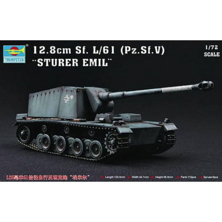 Sturer Emil 12,8 cm Sf. L 61 Pz.Sf.V