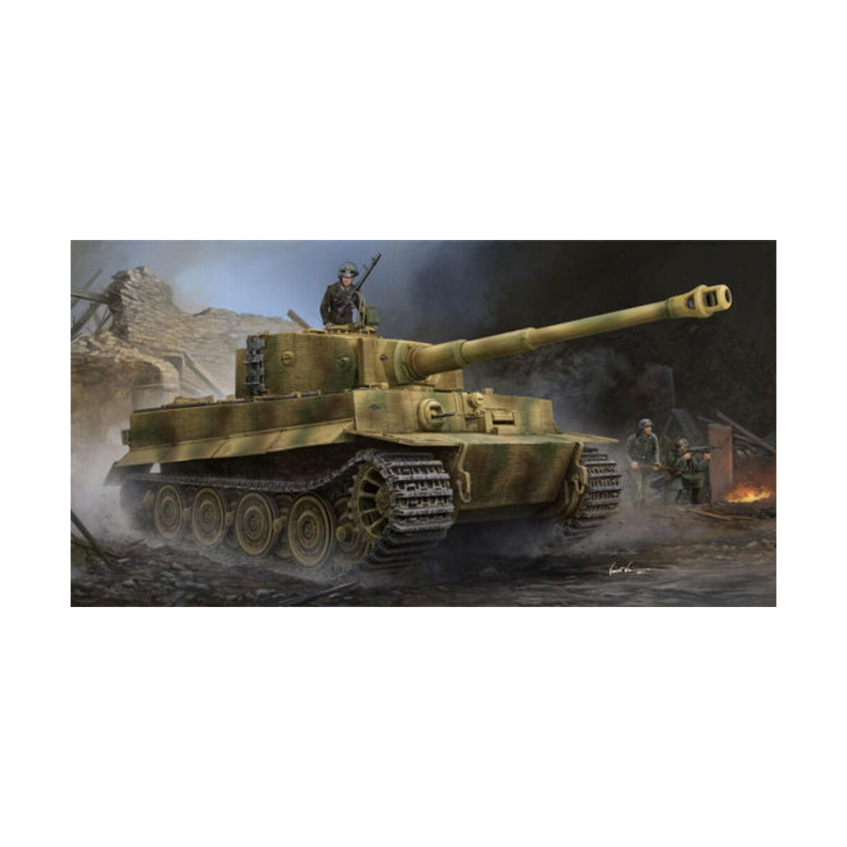 1 35 Sd.Kfz. Pz.Kpfw. VI, Auf.E, Tiger 1 mit Zimmerit