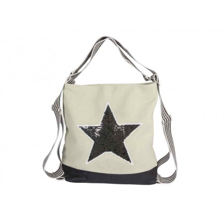 Rucksack Canvas beige Anker (2)