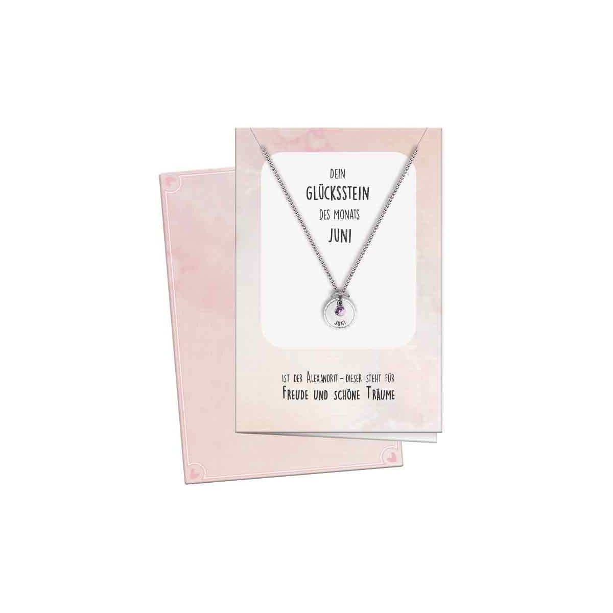 Glückskette mit Juli-Stein