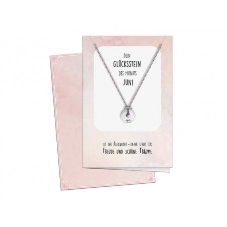 Glückskette mit Juli-Stein