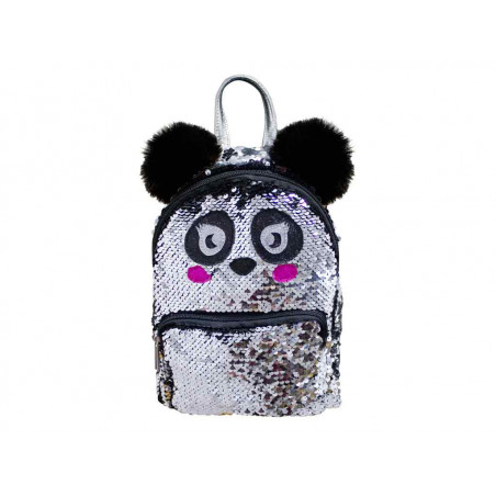 Panda Umhängetasche m. Pailletten (4)