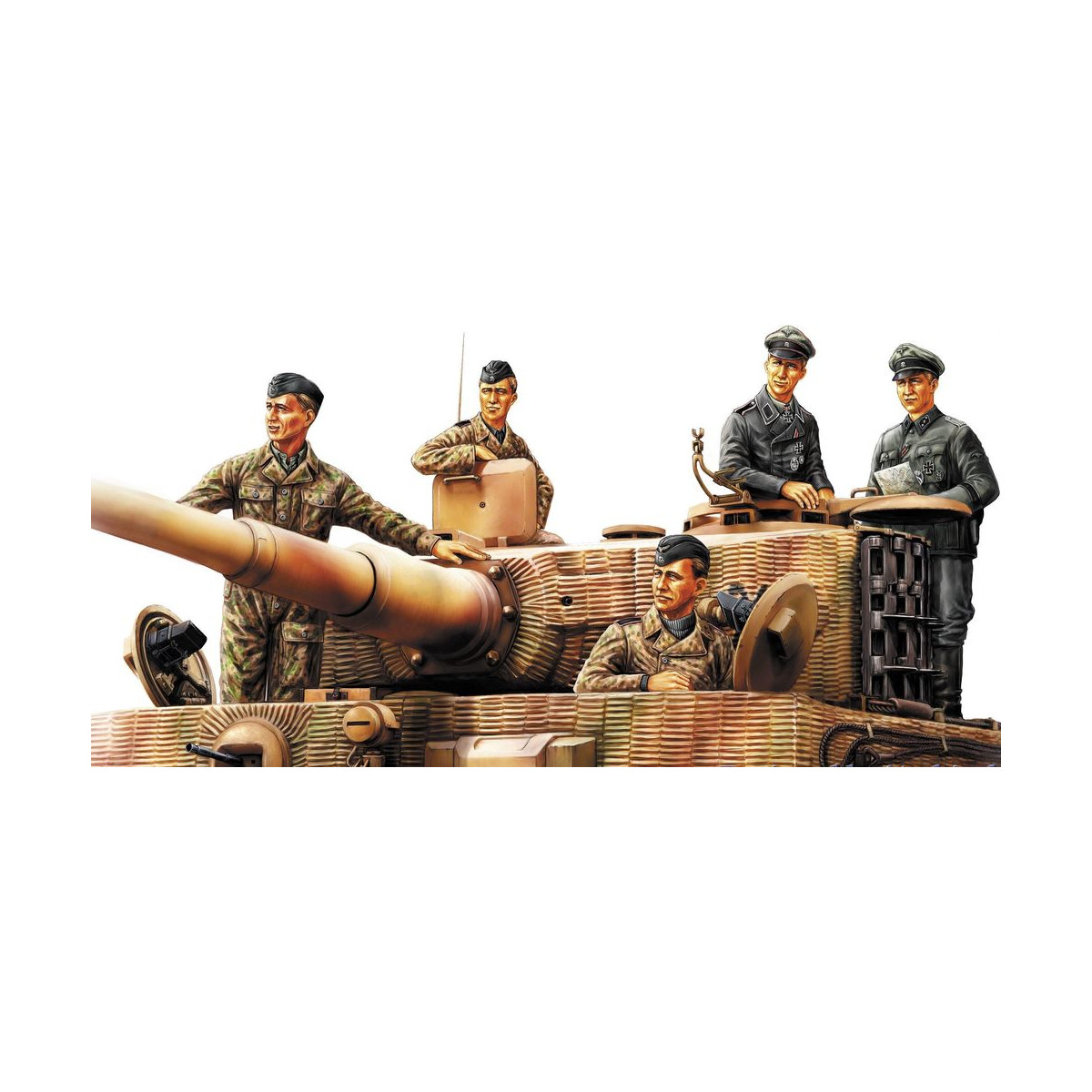 1 35 Deutsche Panzerbesatzung, Normandie 1944