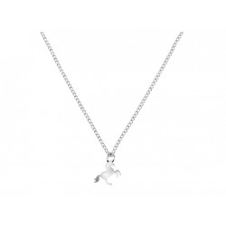 Kette Schmetterling blau Silver Line