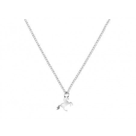 Kette Schmetterling blau Silver Line