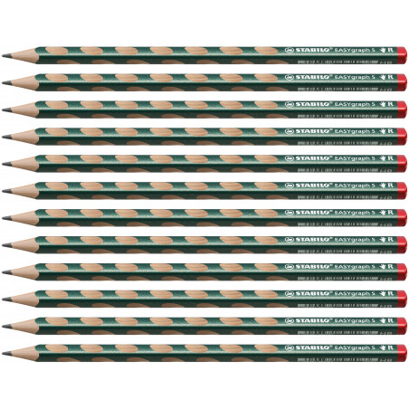 STABILO EASYgraph S Metallicgrün HB R