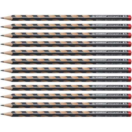 STABILO EASYgraph S metallicgraphit HB R