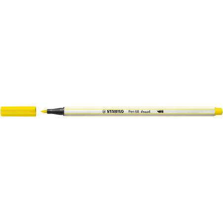 STABILO Pen 68 brush Zitronengelb