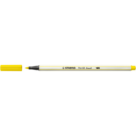 STABILO Pen 68 brush Zitronengelb