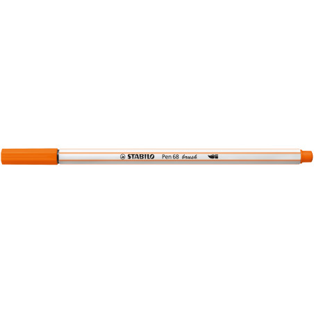 STABILO Pen 68 brush Gelbrot